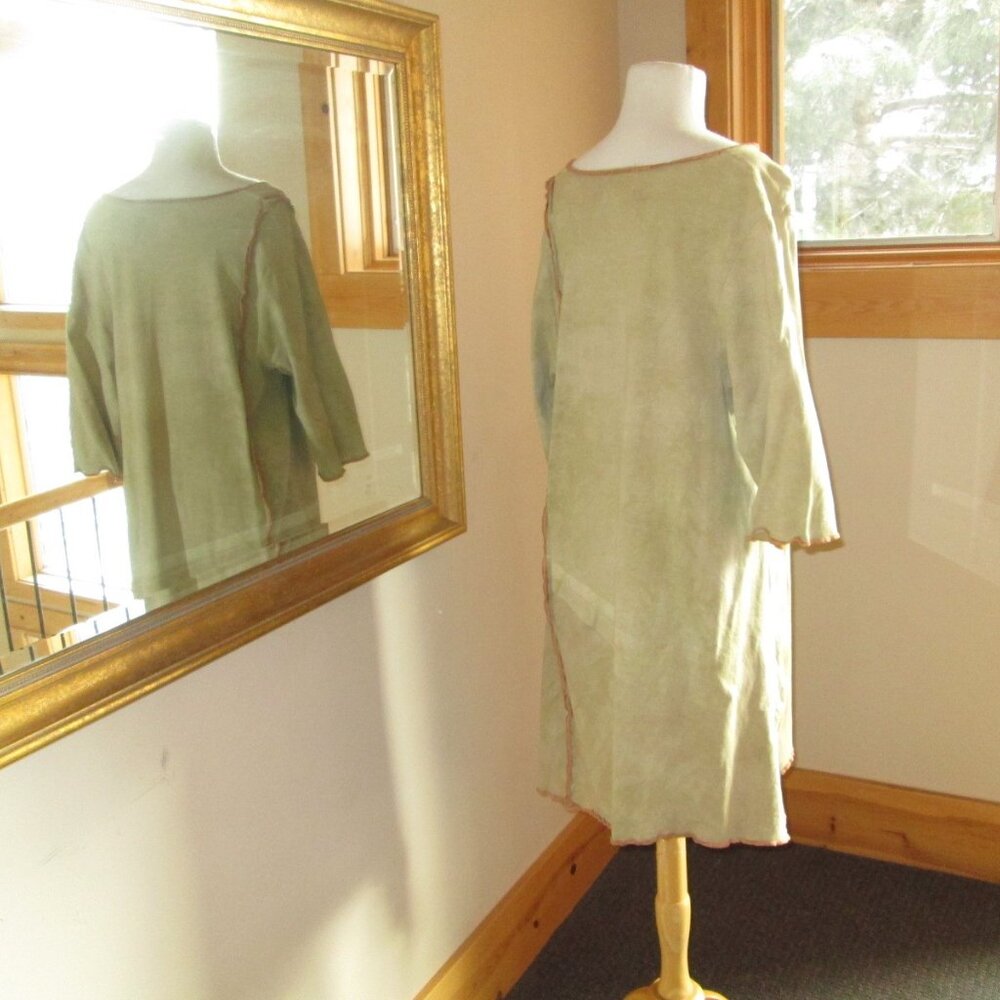 Steel Pony Asymmetrical Dress, Oh My Gauze Pants & Kusnadi Button Front Top - Picture 8 of 12